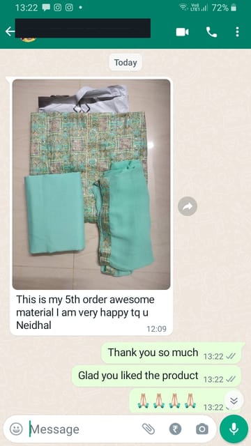 This is my 5th order awesome material I am very happy tq u Neidhal -Reviewed on 23 FEB 2023