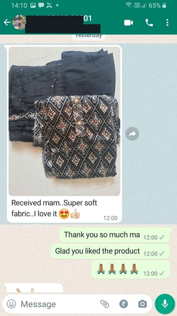 Received mam, super soft fabric... I love it -Reviewed on 20th APR 2023