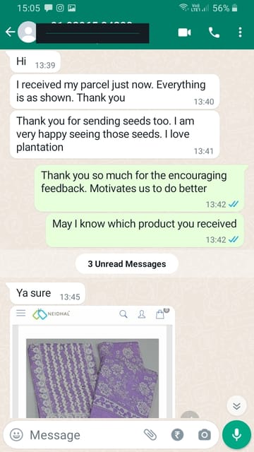 I received my parcel just now.. Everything is shown. thank you, thank you for sending seeds too... iam very happy seeing those seeds. i love plantation... -Reviewed on 10th MAY 2023