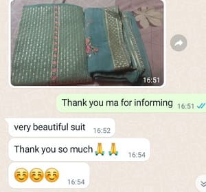 Very beautiful suit Thank you so much-Reviewed on 10-Jul-2023